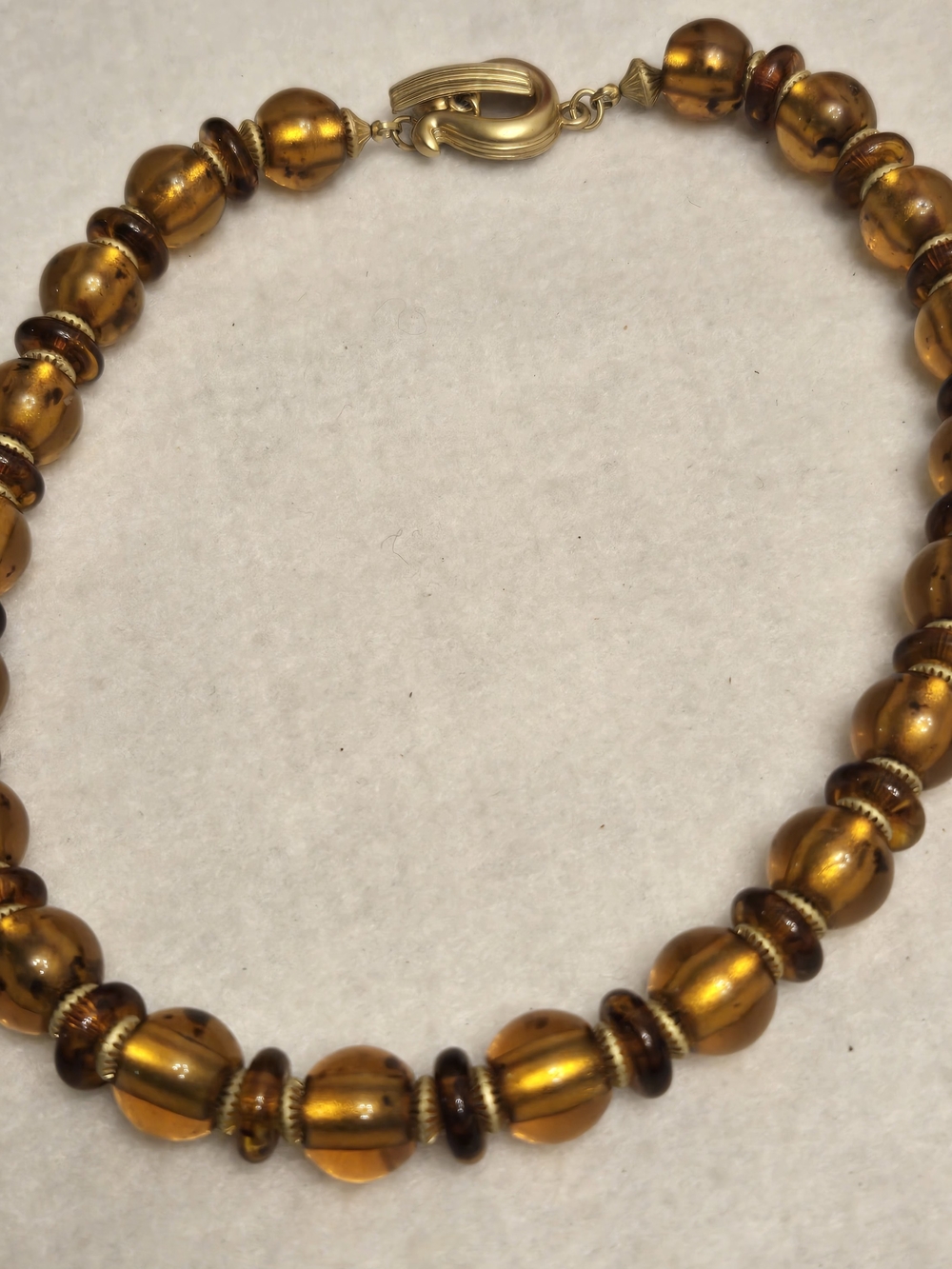 Givenchy Amber Glass Bead Necklace - Classic Women Jewelry - Picture 7 of 14